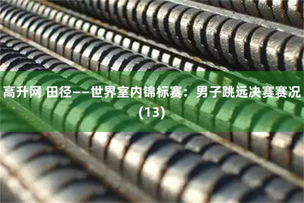 高升网 田径——世界室内锦标赛：男子跳远决赛赛况(13)
